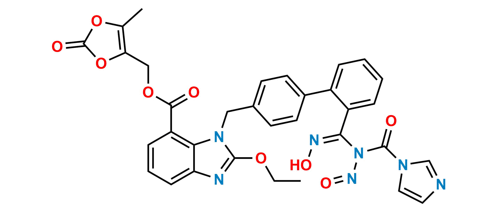 N-Nitroso Azilsartan Imidazole Carbonyl Dioxolene Ester